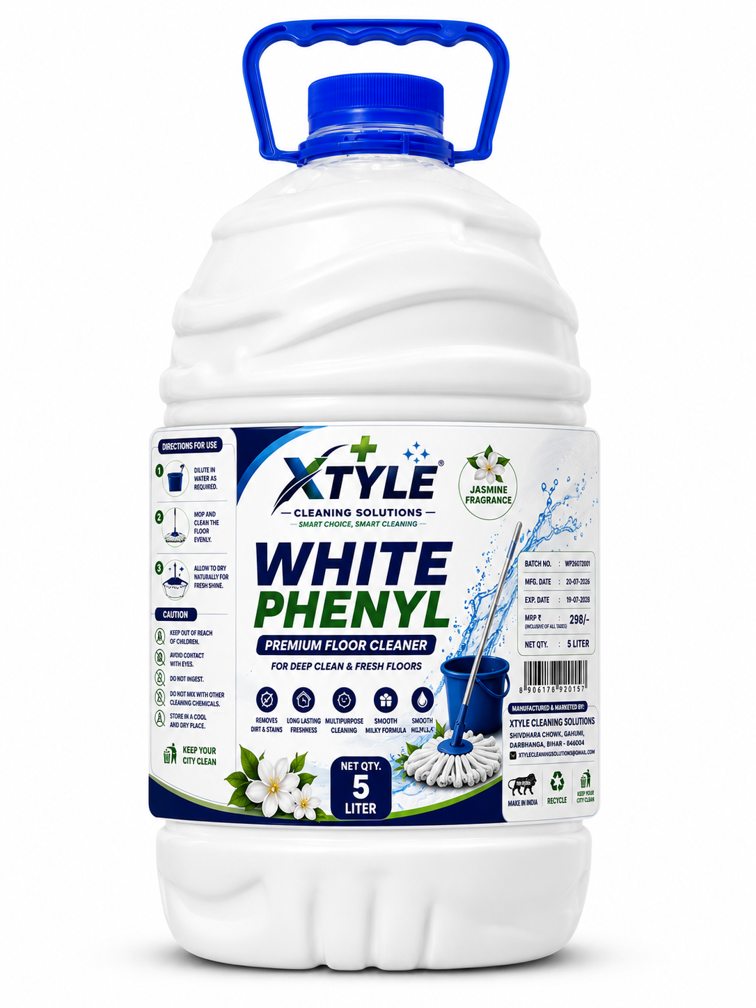 XTYLE White Phenyl 5 Litre