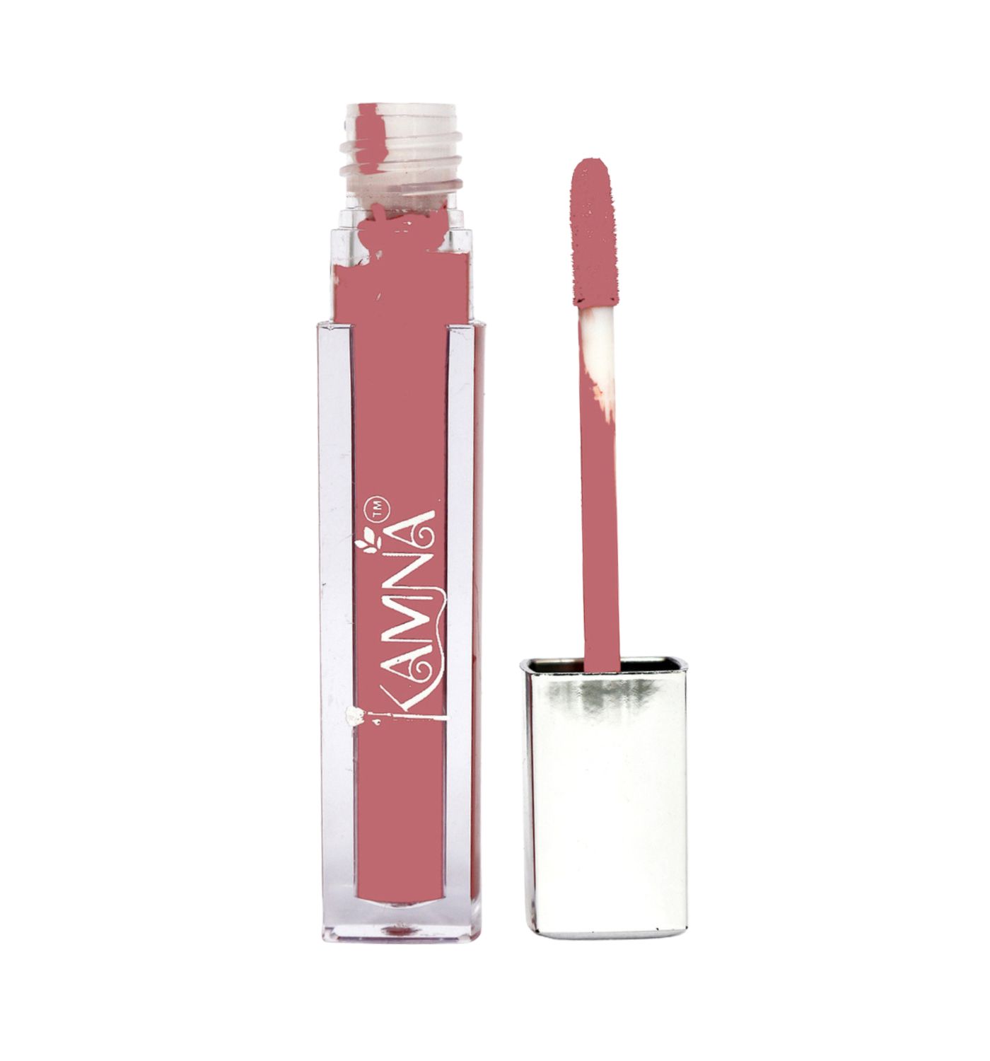 Kamna Reddish Brown Liquid Lipstick, Long-Lasting, Transfer-Proof & Quick-Dry, One-Swipe Application (Reddish Brown, 4 ml)