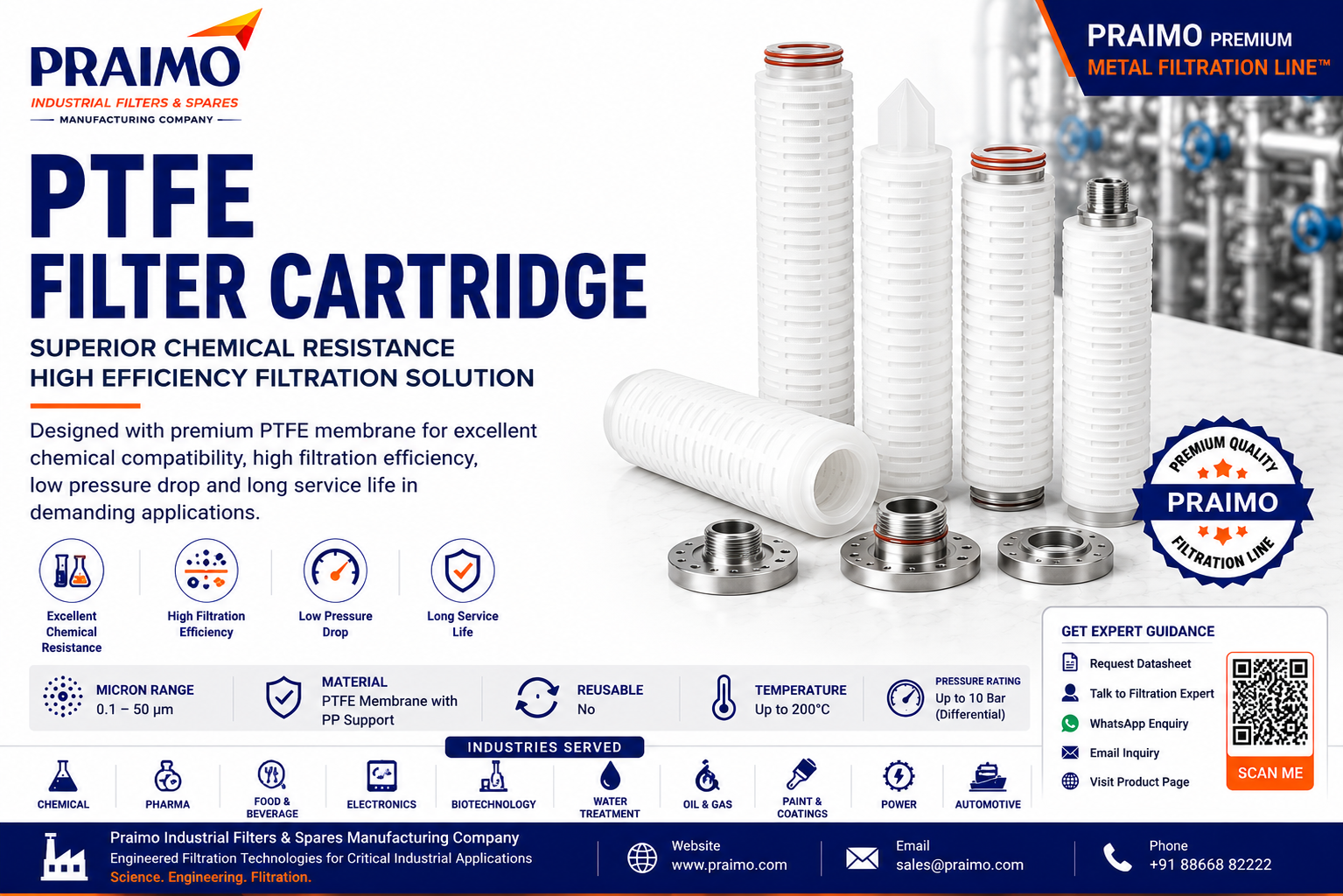 PTFE Filter Cartridge