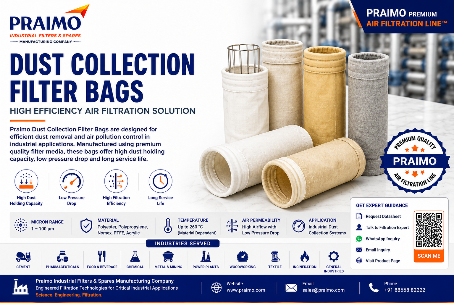 Dust Collection Filter Bags