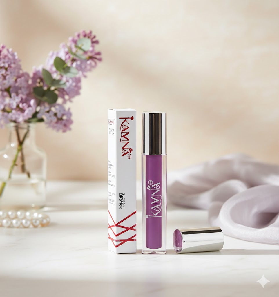 Kamna Royal Purple Liquid Lipstick | Ultra Matte Smooth Finish | Long Stay, Transfer-Proof & Quick Dry | One Swipe Bold Color (Pruple, 4 ml)